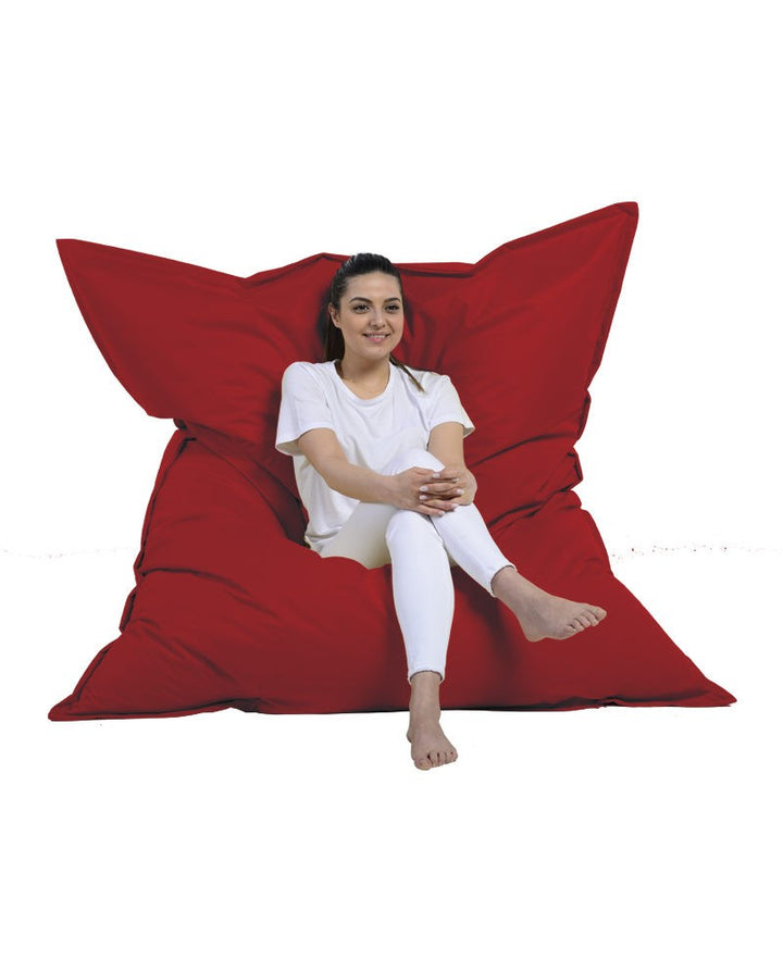 Sac de haricots de jardin Giant Cushion 140x180 - Red