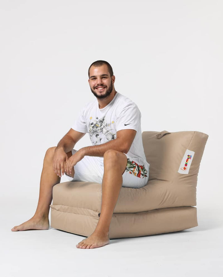 Siesta Pouf convertible / coussin de sol Beige