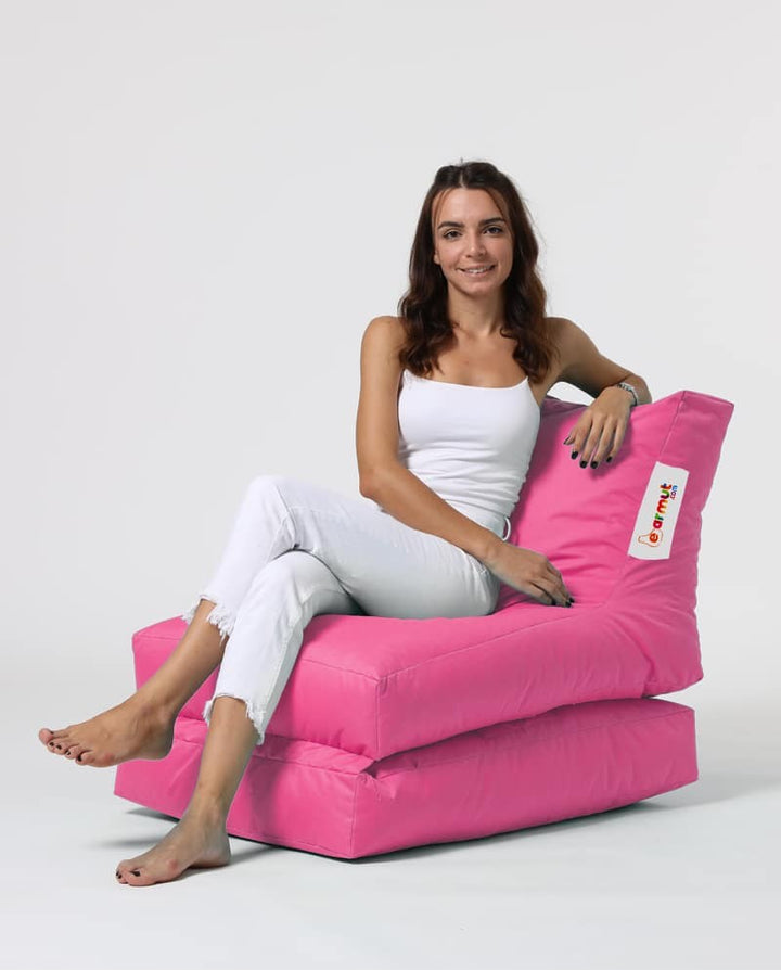 Siesta Pouf convertible / coussin de sol Rose
