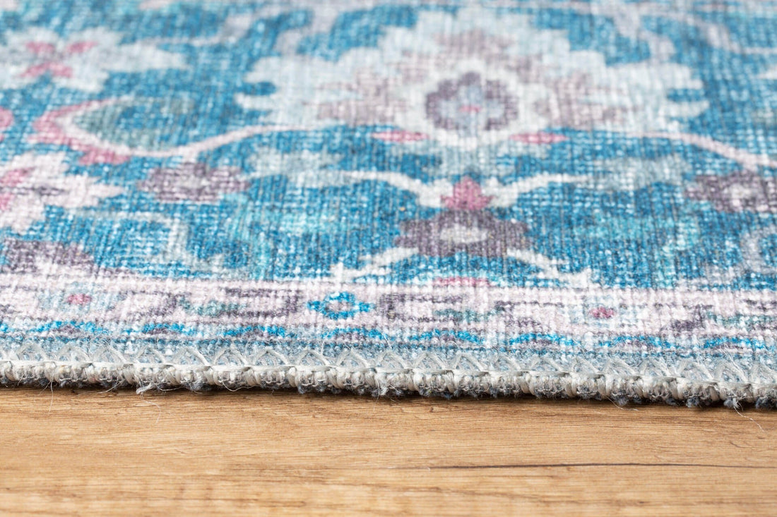 Tapis de salle (75 x 230) Dorian Chenille - Blue AL 333