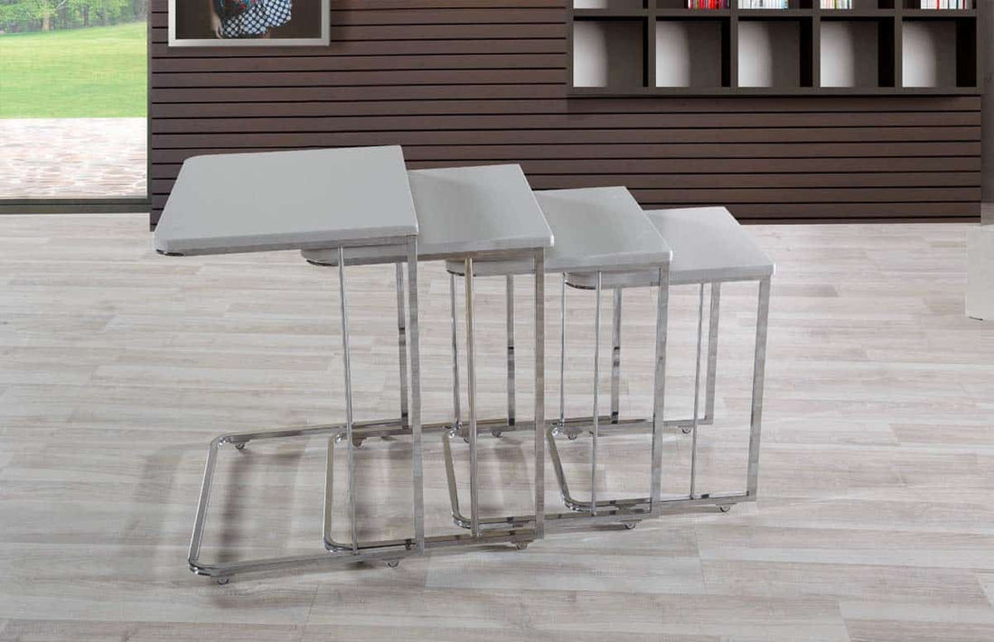 Vegas Table Gigognes Blanc