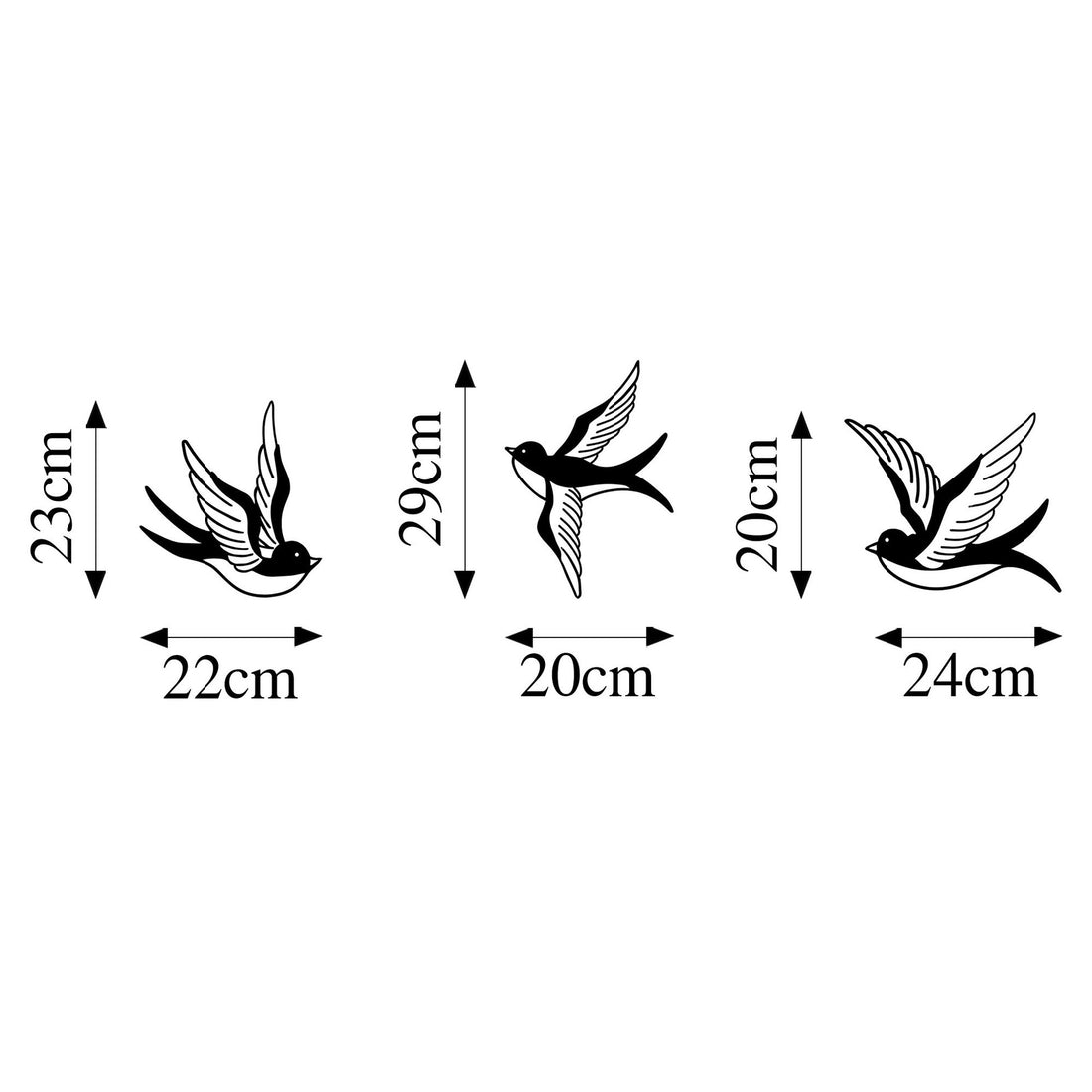 Accessoire mural en métal décoratif Mountain - 286