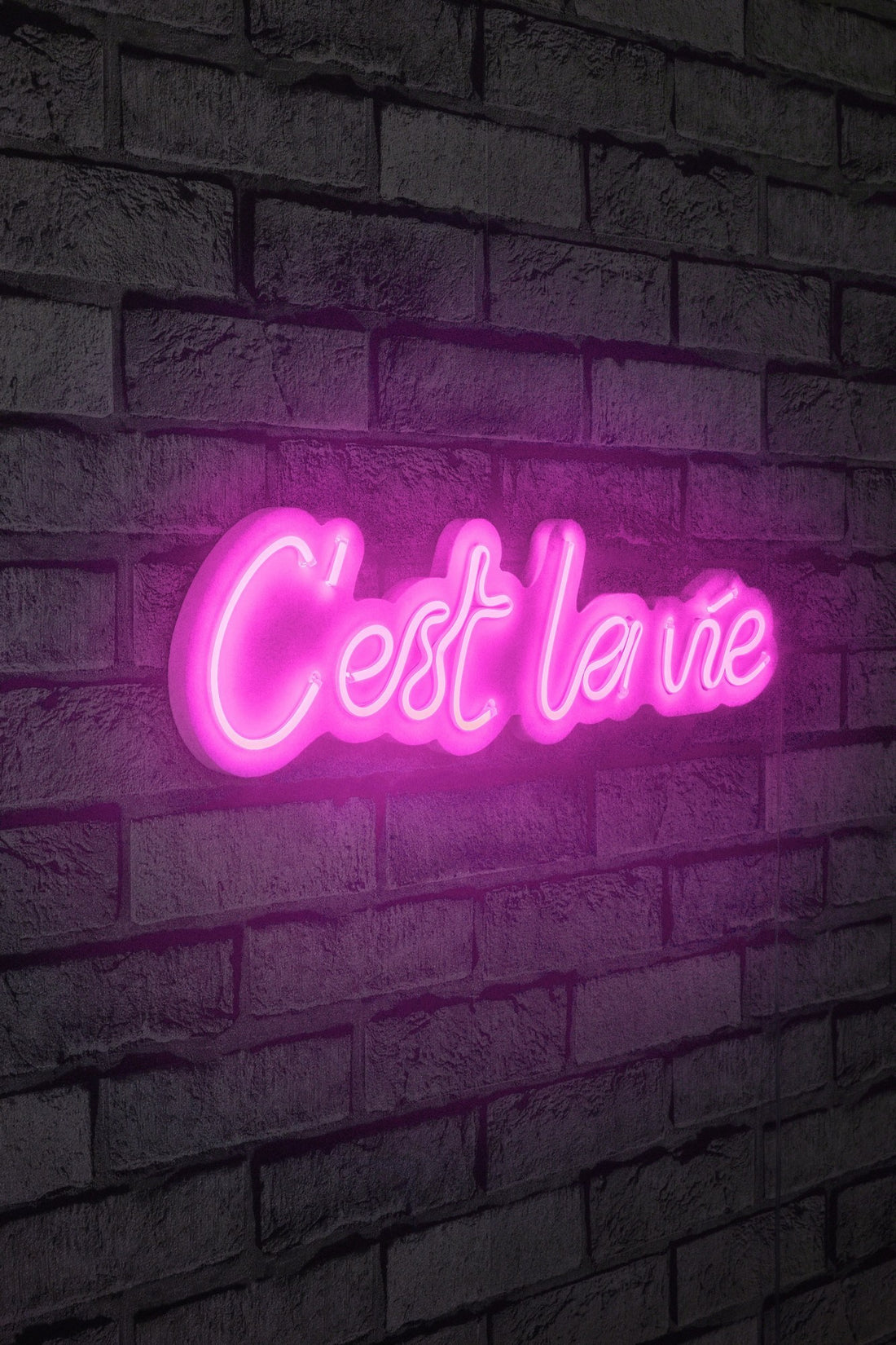 Éclairage LED en plastique décoratif C'est La Vie - Pink