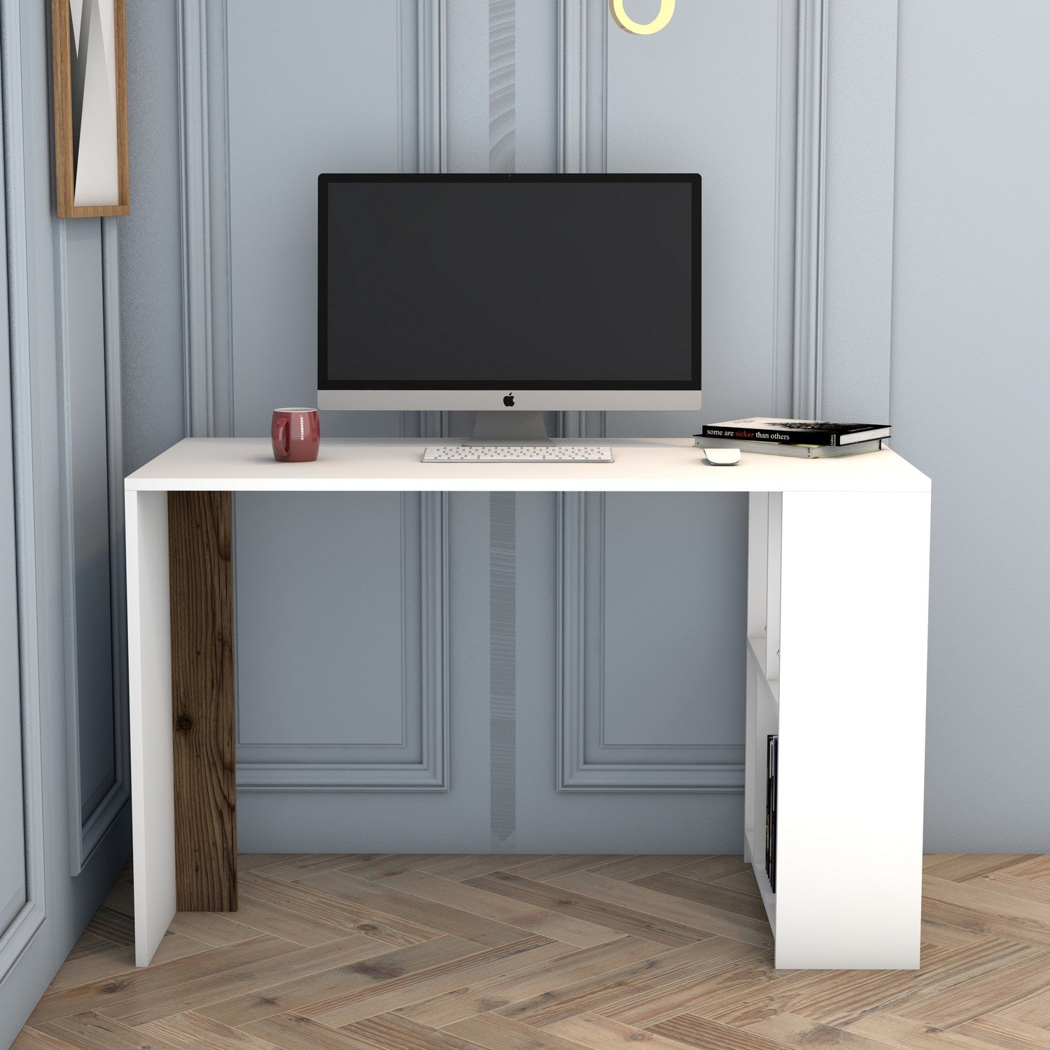 Bureau d'étude Lima - White, Walnut