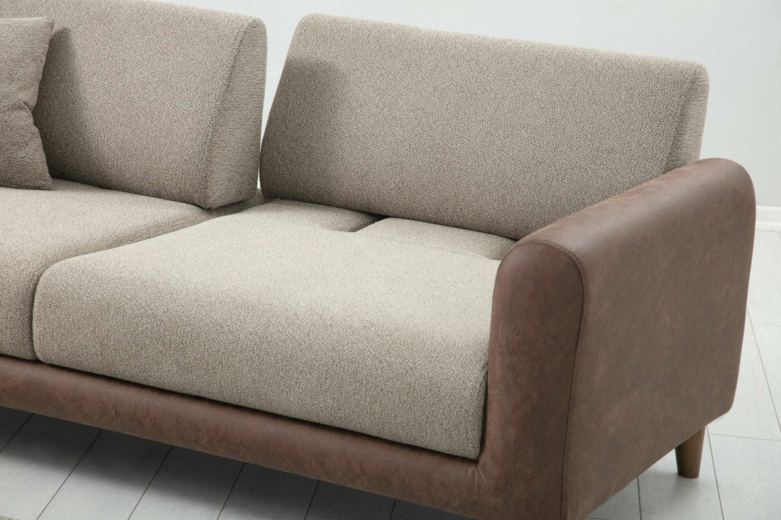 Sofa Sare 3+1 - Brown