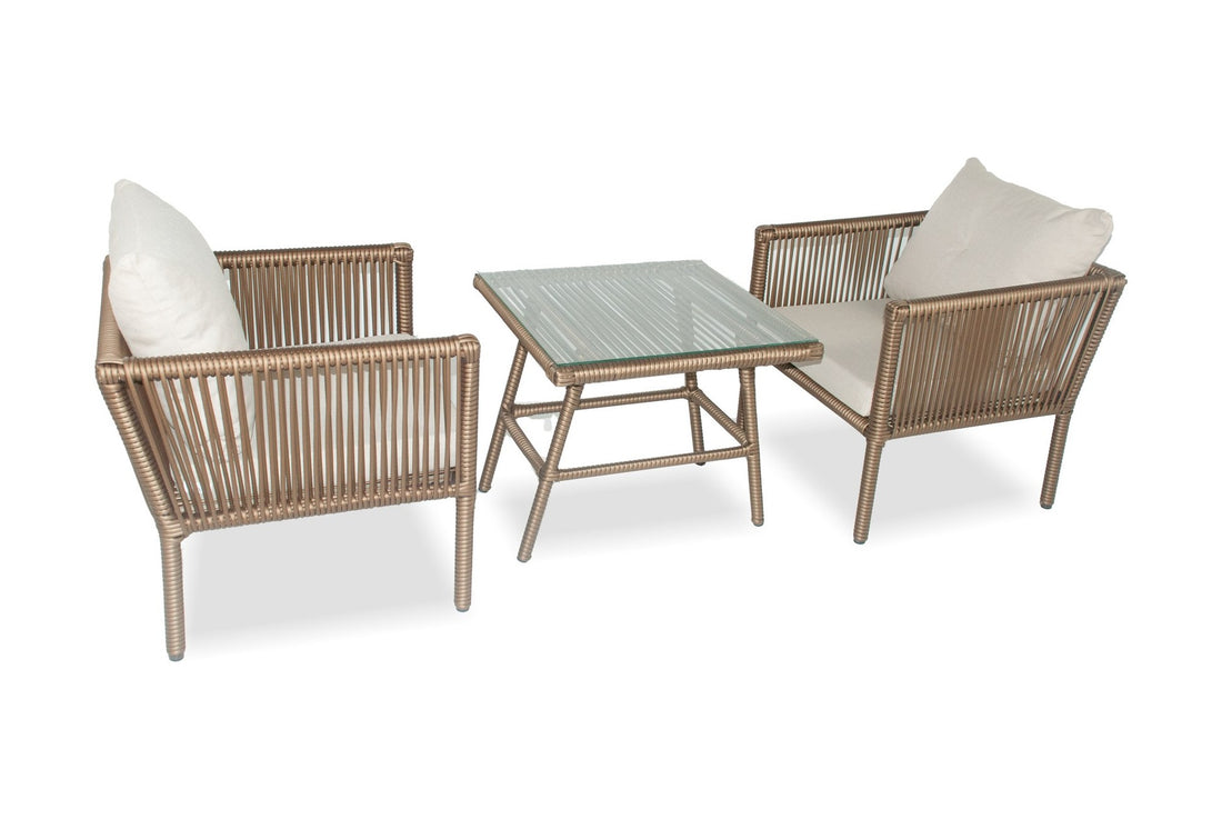 Ensemble de salons de jardin Shangai 2 - Dark Brown