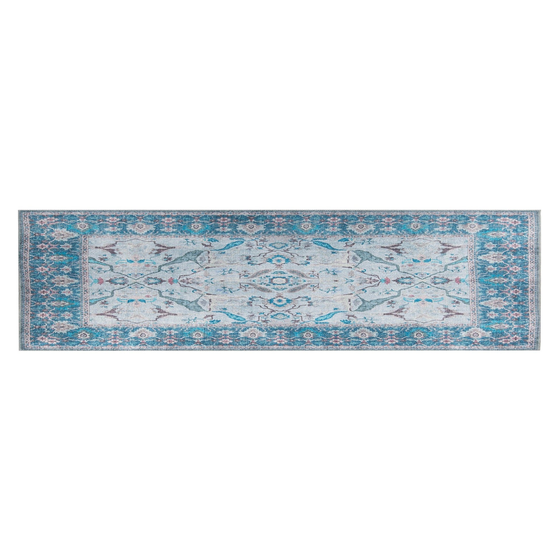 Tapis de salle (75 x 230) Dorian Chenille - Blue AL 333