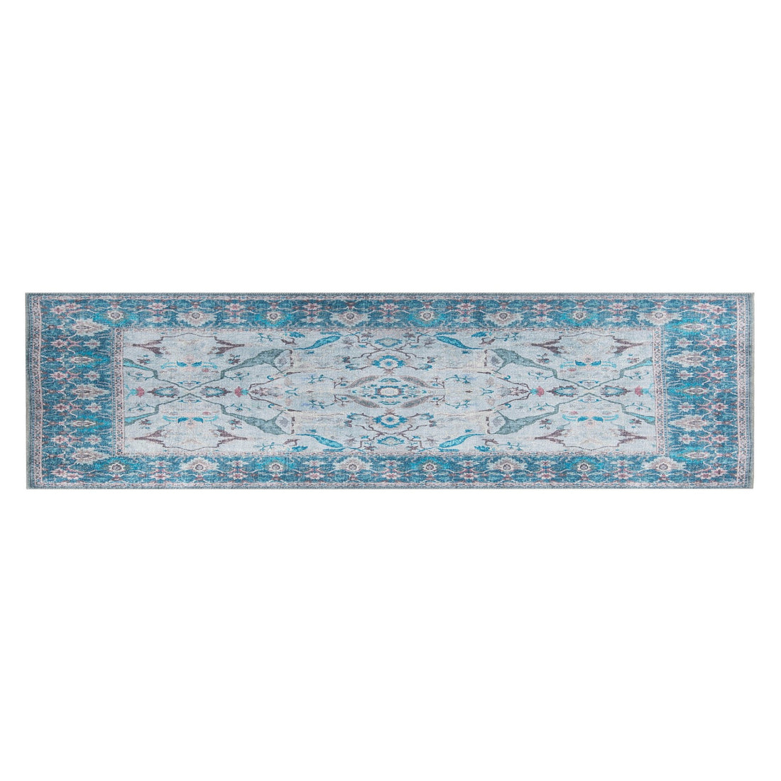 Tapis de salle (75 x 230) Dorian Chenille - Blue AL 333