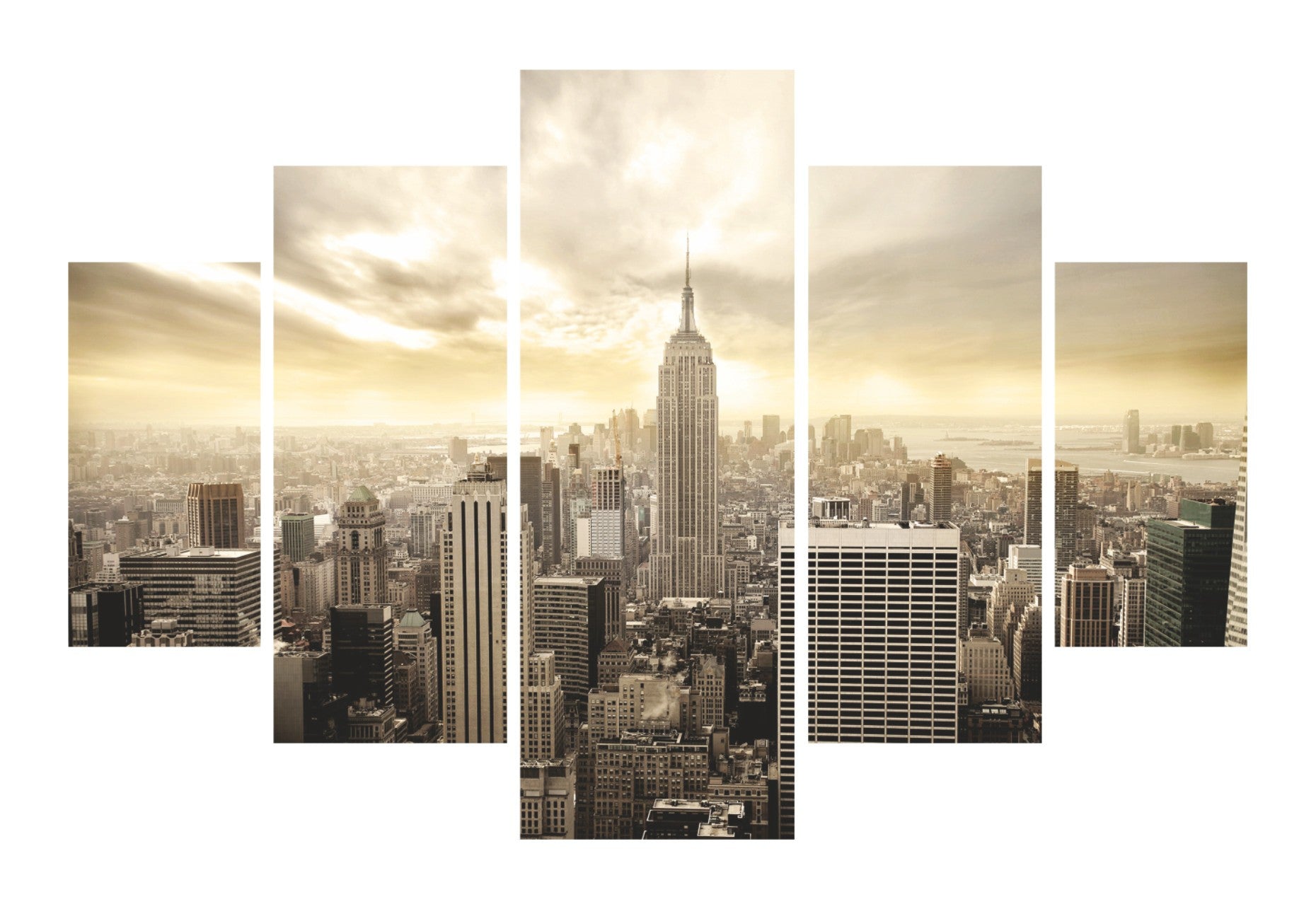 Peinture décorative MDF (5 pièces) ST004