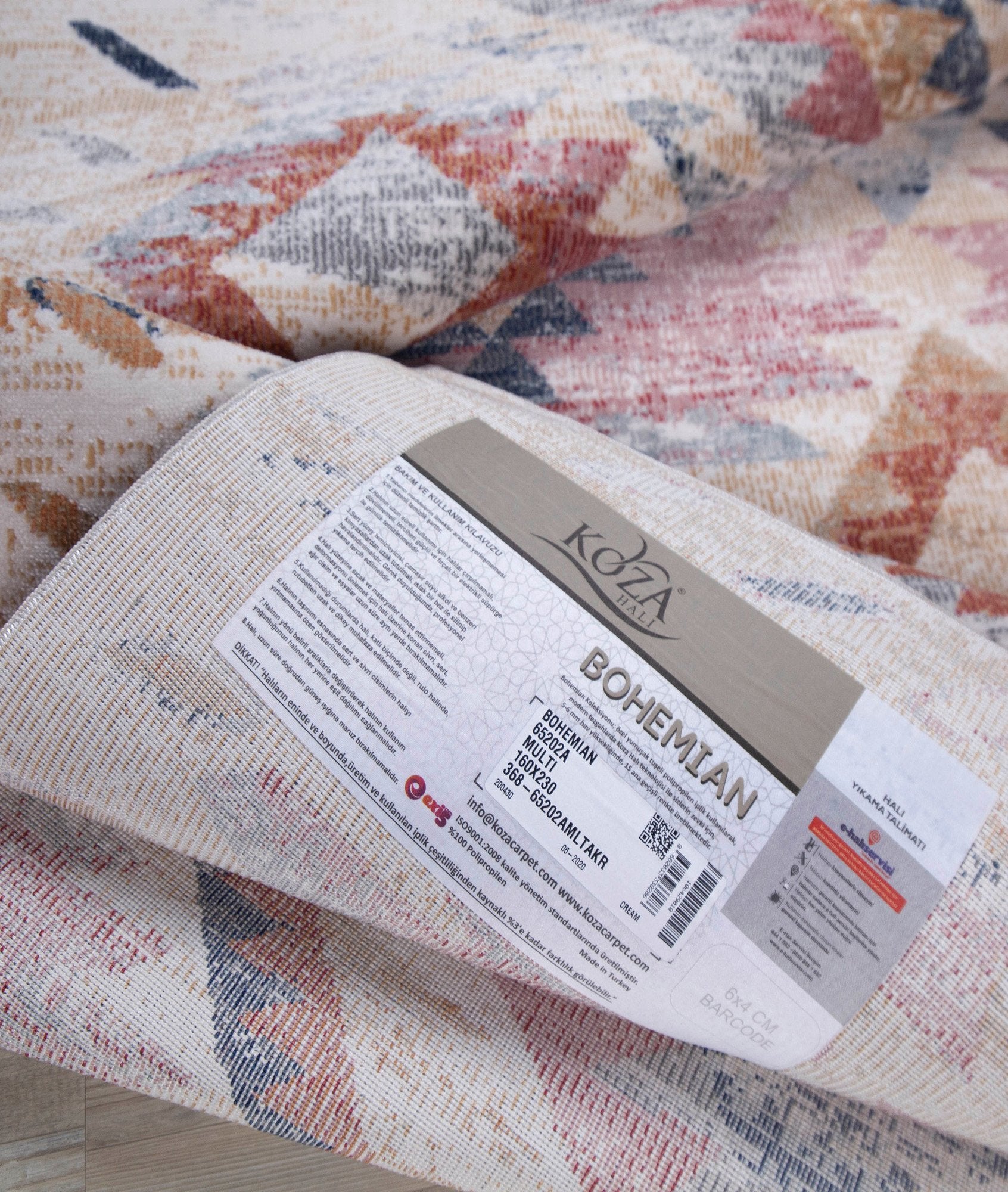 Tapis (160 x 230) 65202A - Blue