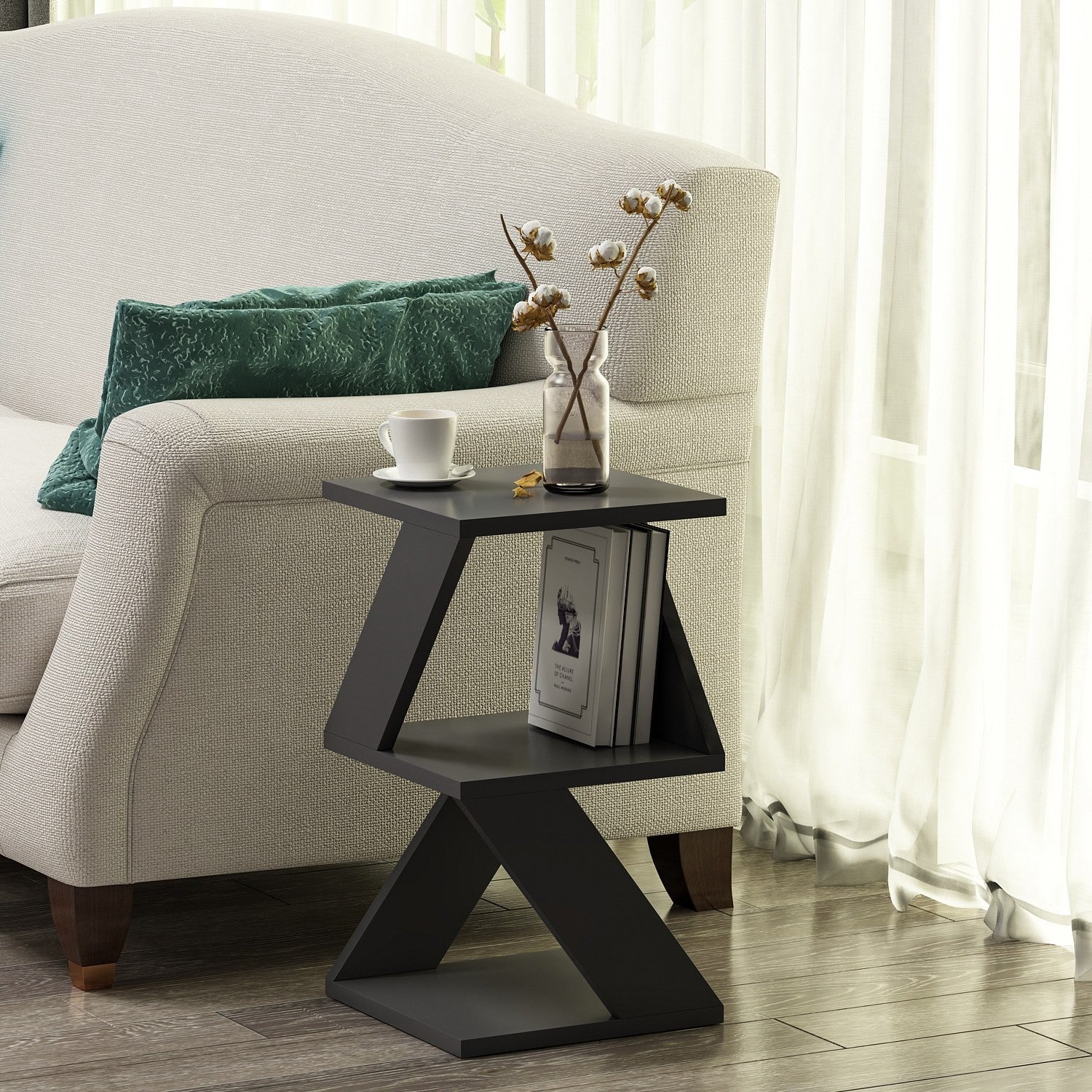Table d'appoint Albeni - Anthracite