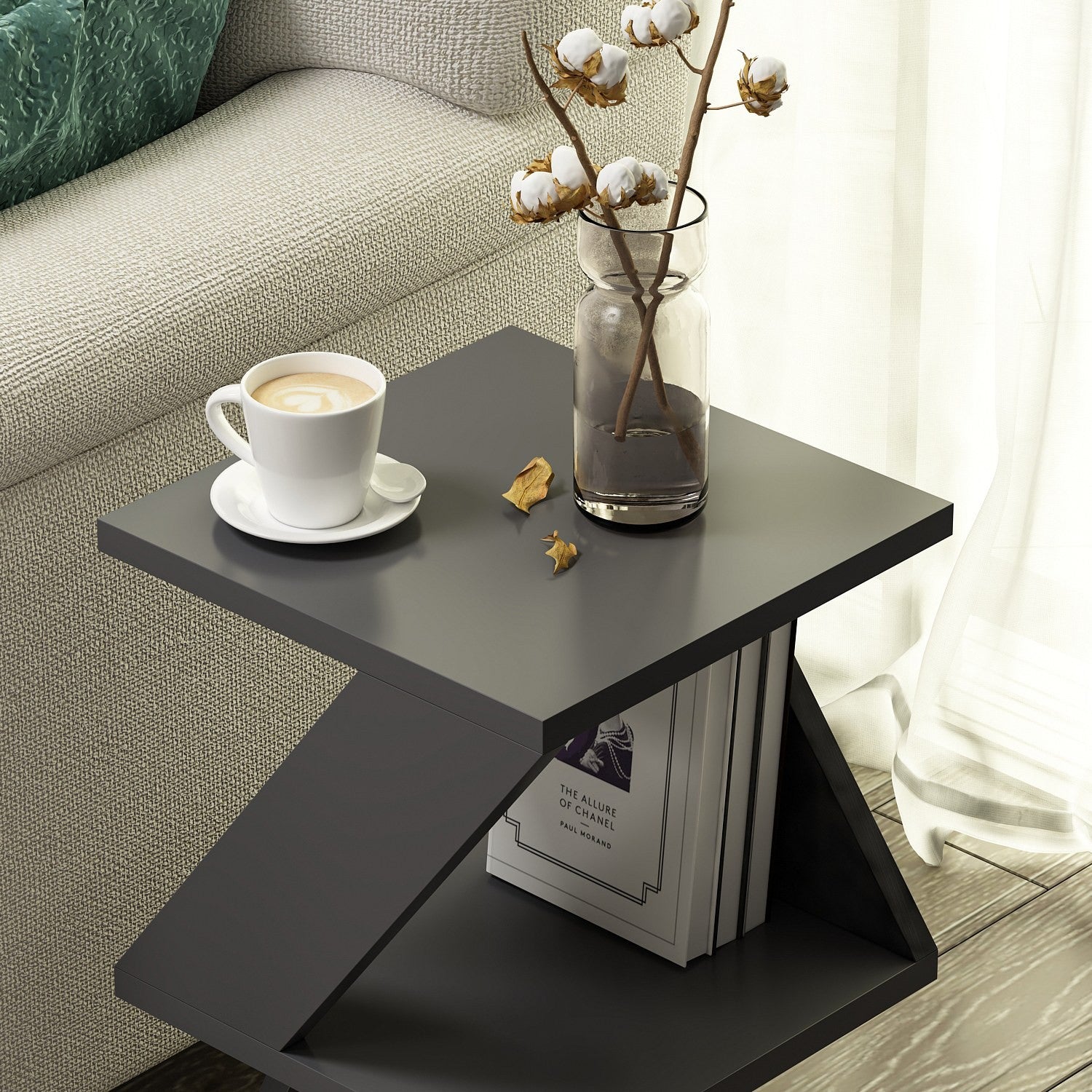 Table d'appoint Albeni - Anthracite