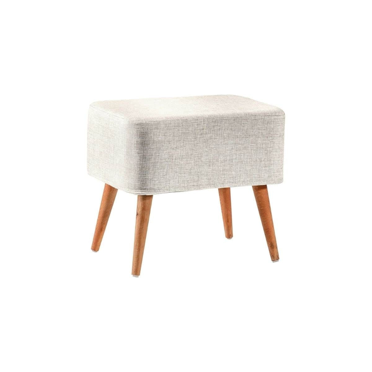 Albina Pouf blanc