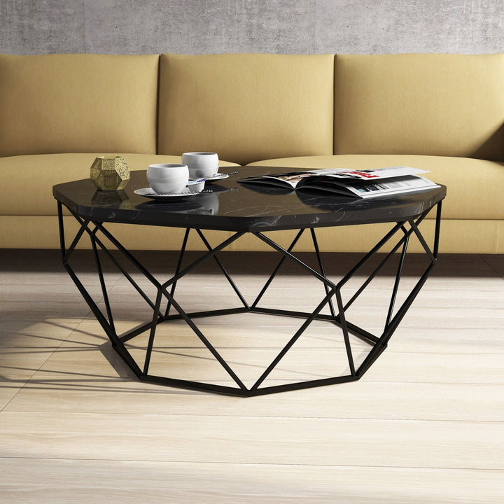 Table basse Diamond - Black Marble