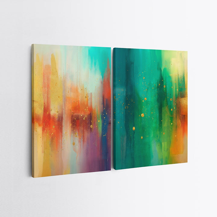 Peinture décorative en toile (2 pièces) 2KNV4232 - 50 x 70