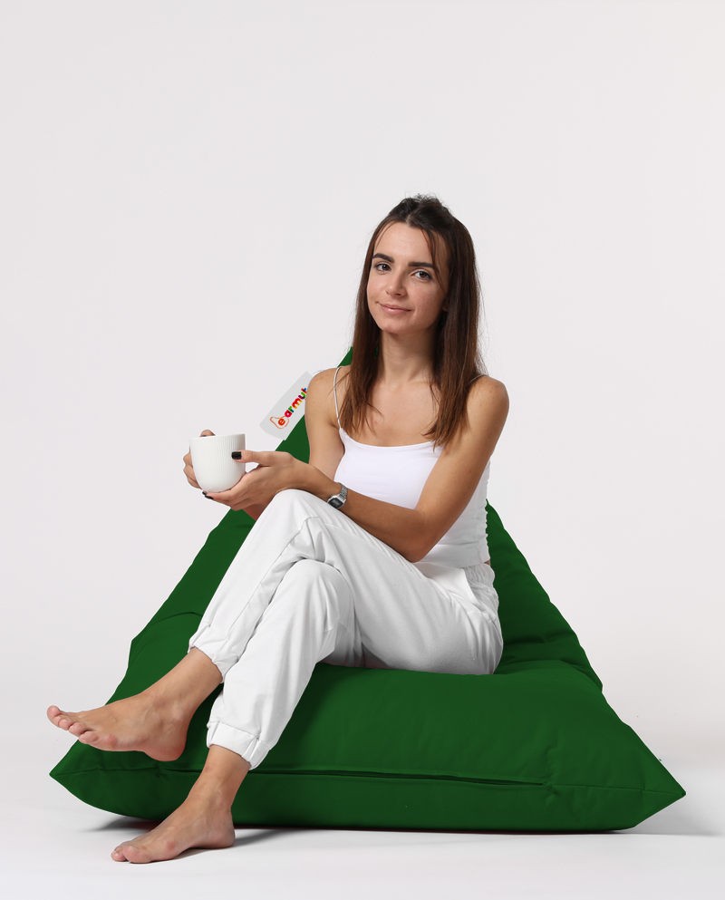 Pouf de jardin Pyramid Big Bed Pouf - Green