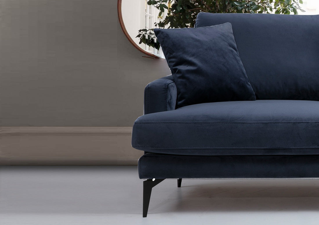 Canapé à 2 places Papira 2 Seater - Navy Blue