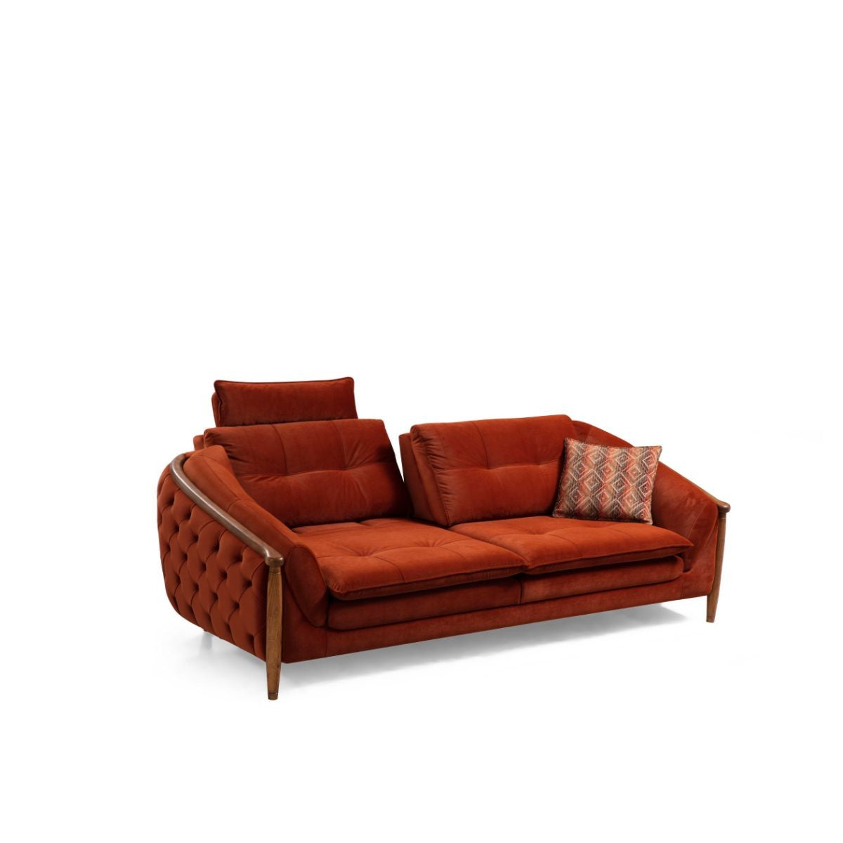 Trio Canapé 3 places rouge