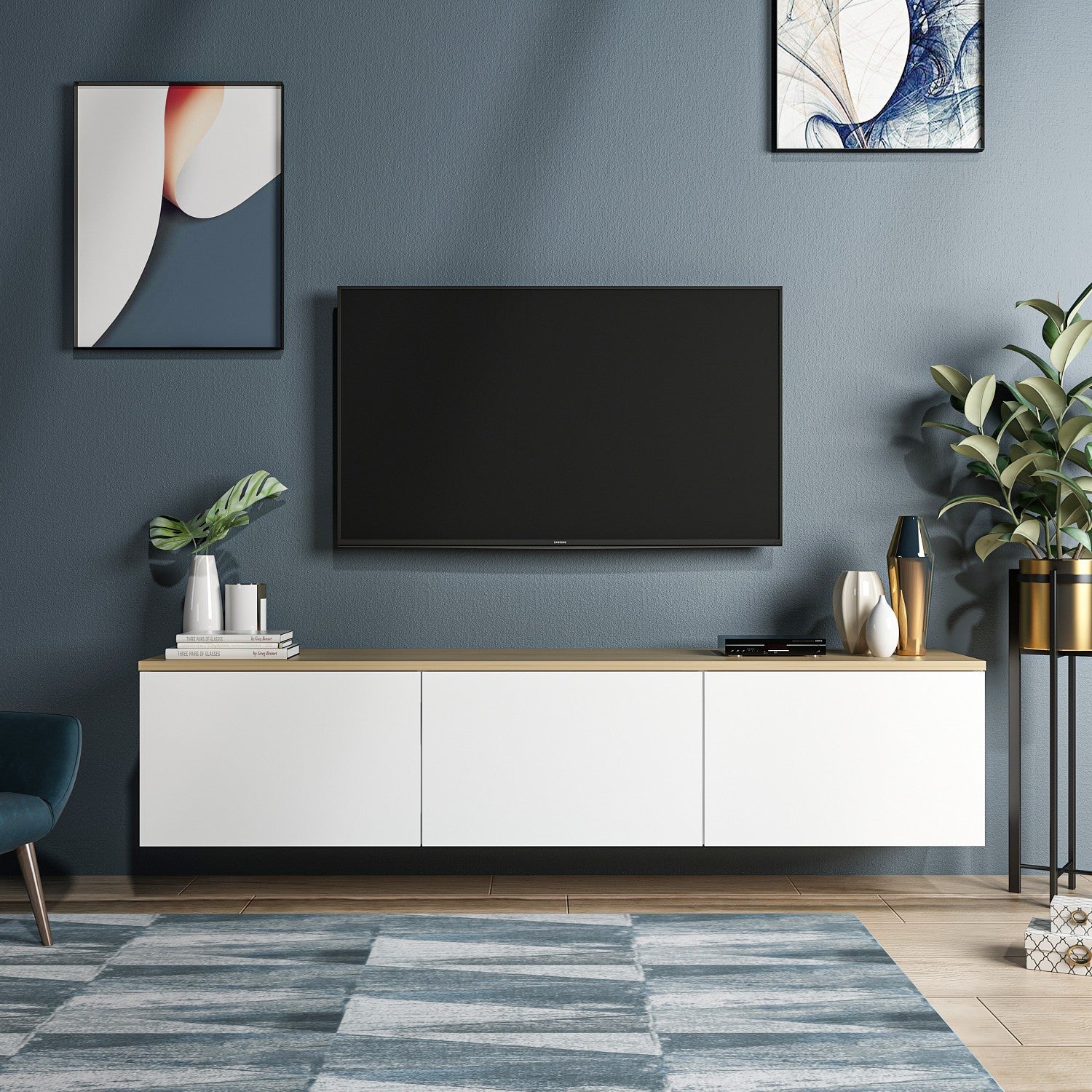 Meuble TV Neon - White