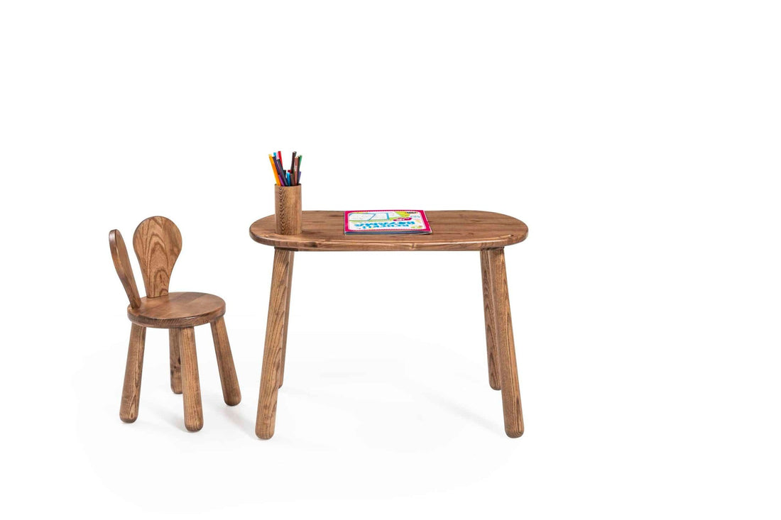 Hobbit Table et 1 Chaises Enfants Table d'activité