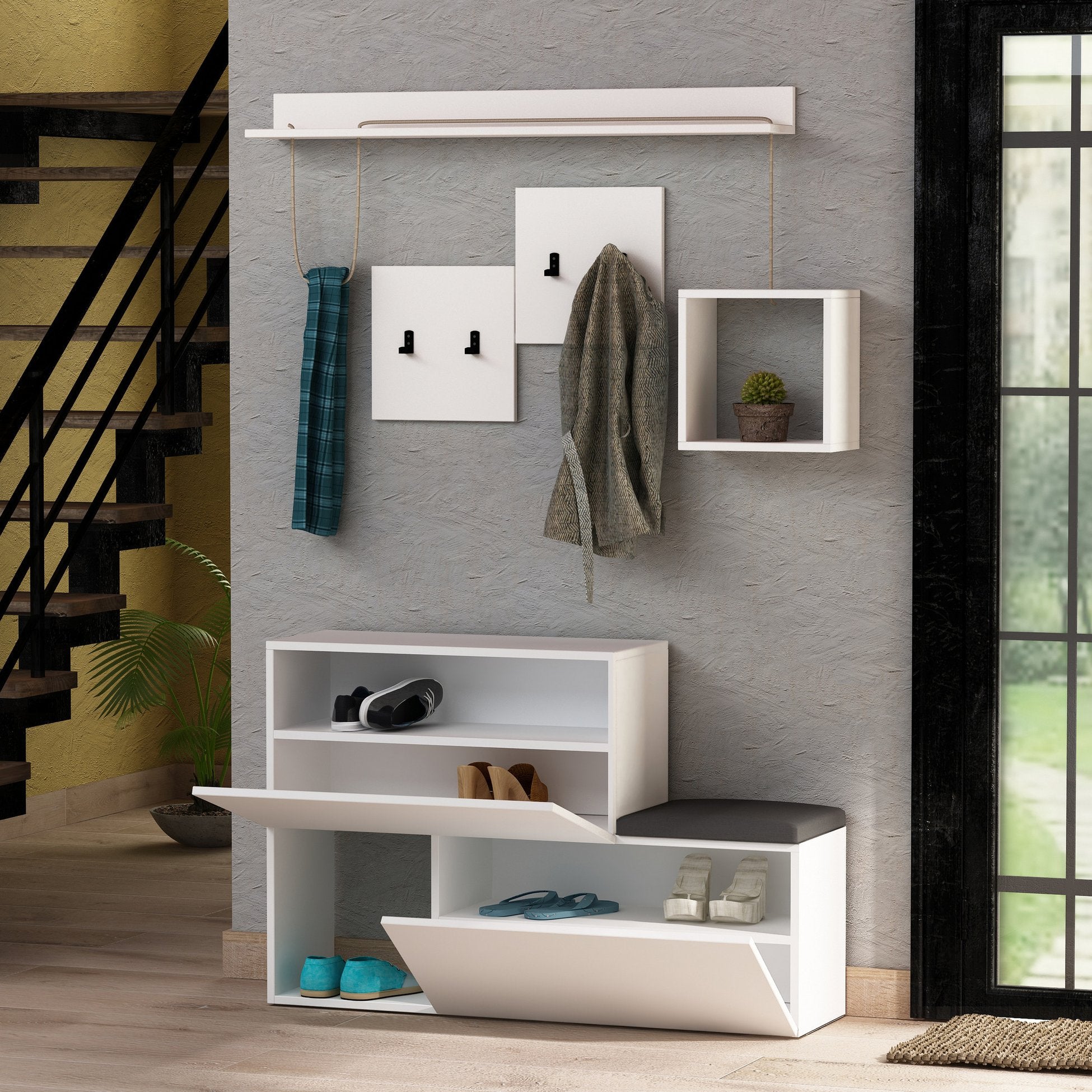 Support d'entrée Holdon - White