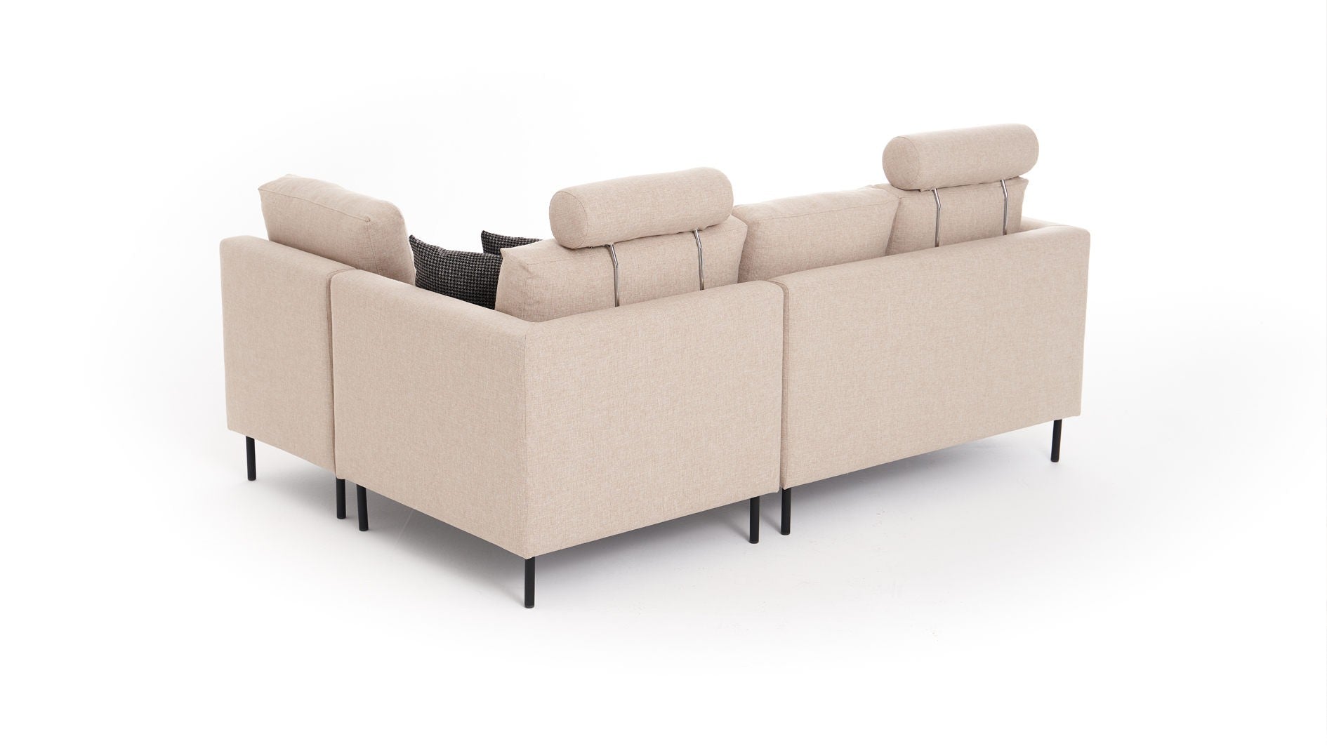 Canapé d'angle Mino - Cream