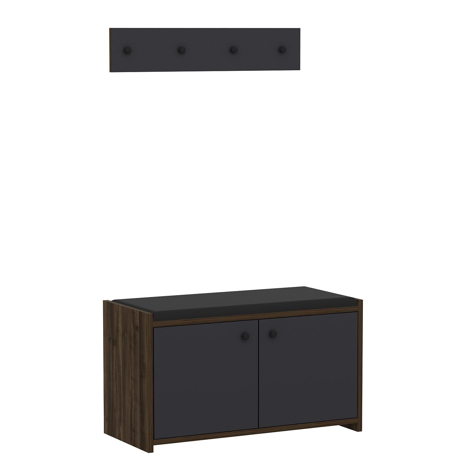 Meuble à chaussures Zen - Anthracite