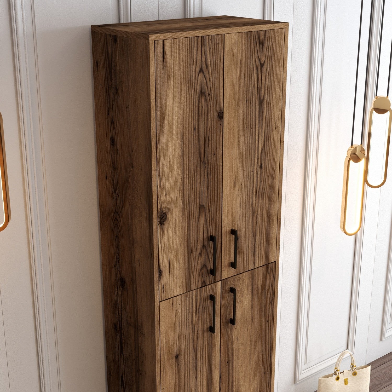 Meuble à chaussures Berlin A - Walnut