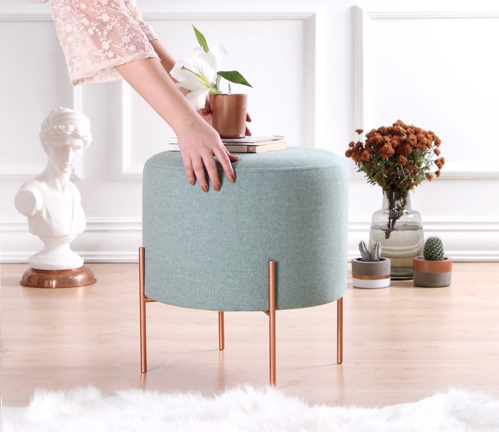 Pouf Copper 43 - Sea Green