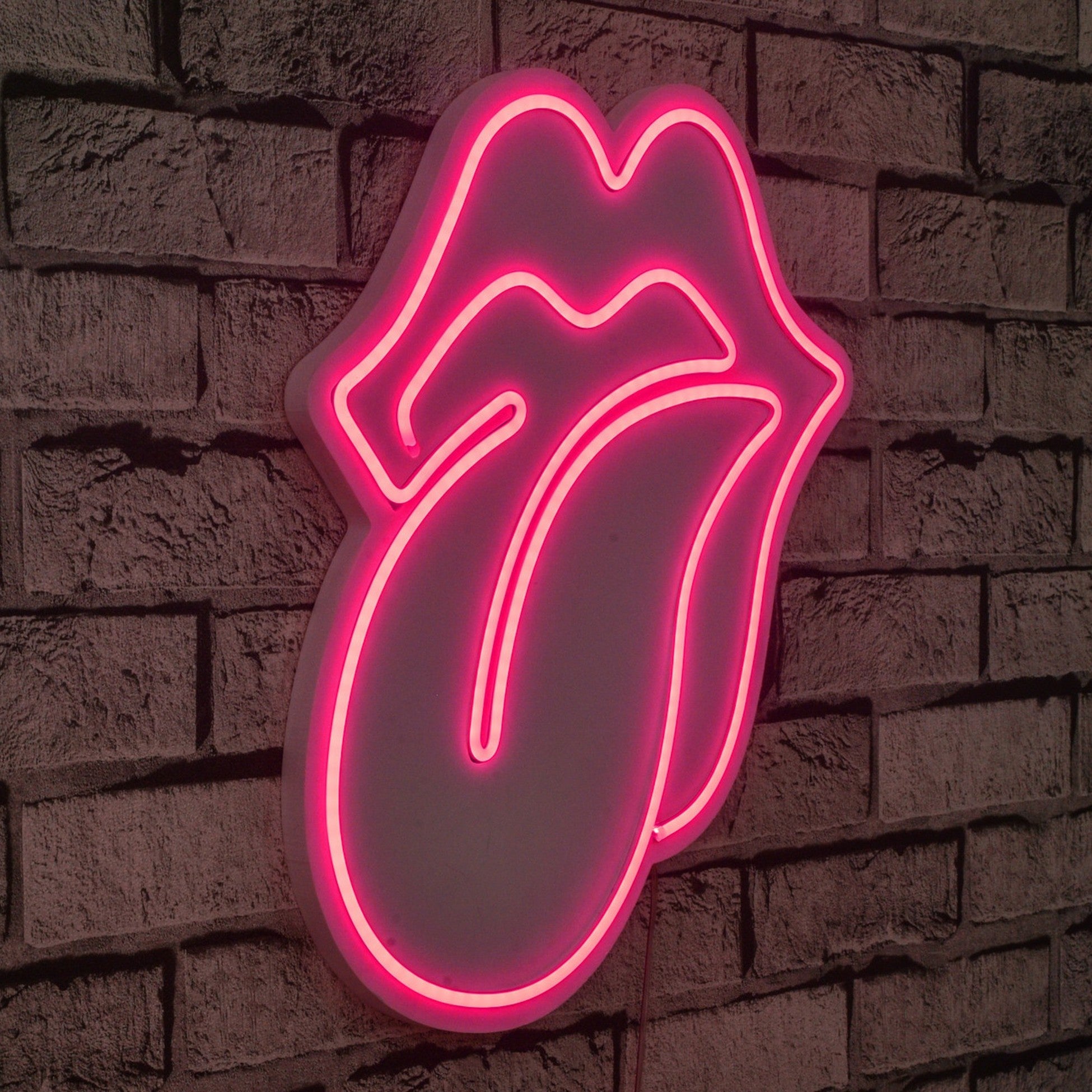 Éclairage LED en plastique décoratif The Rolling Stones - Pink