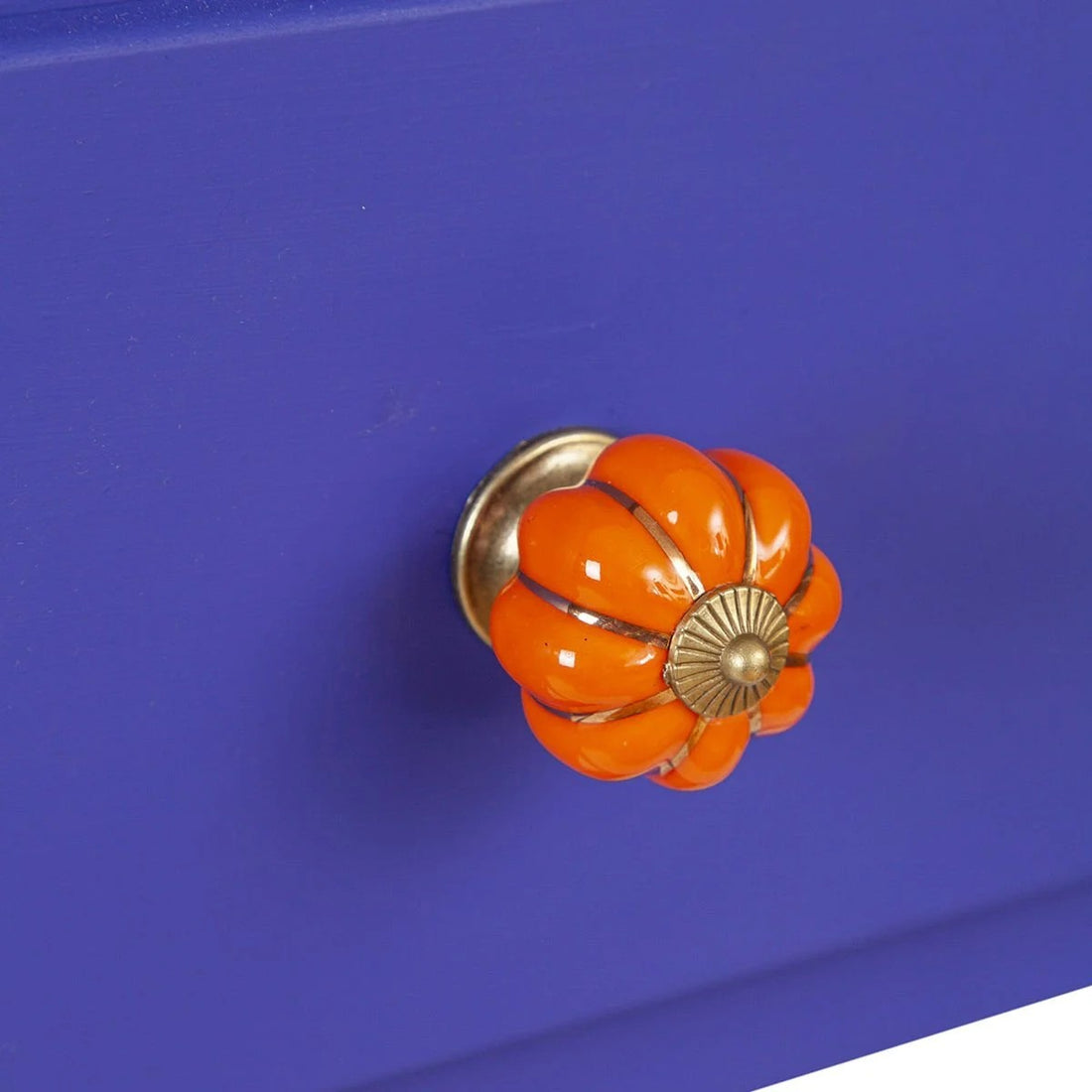 Miniature commode bohème ultramarine