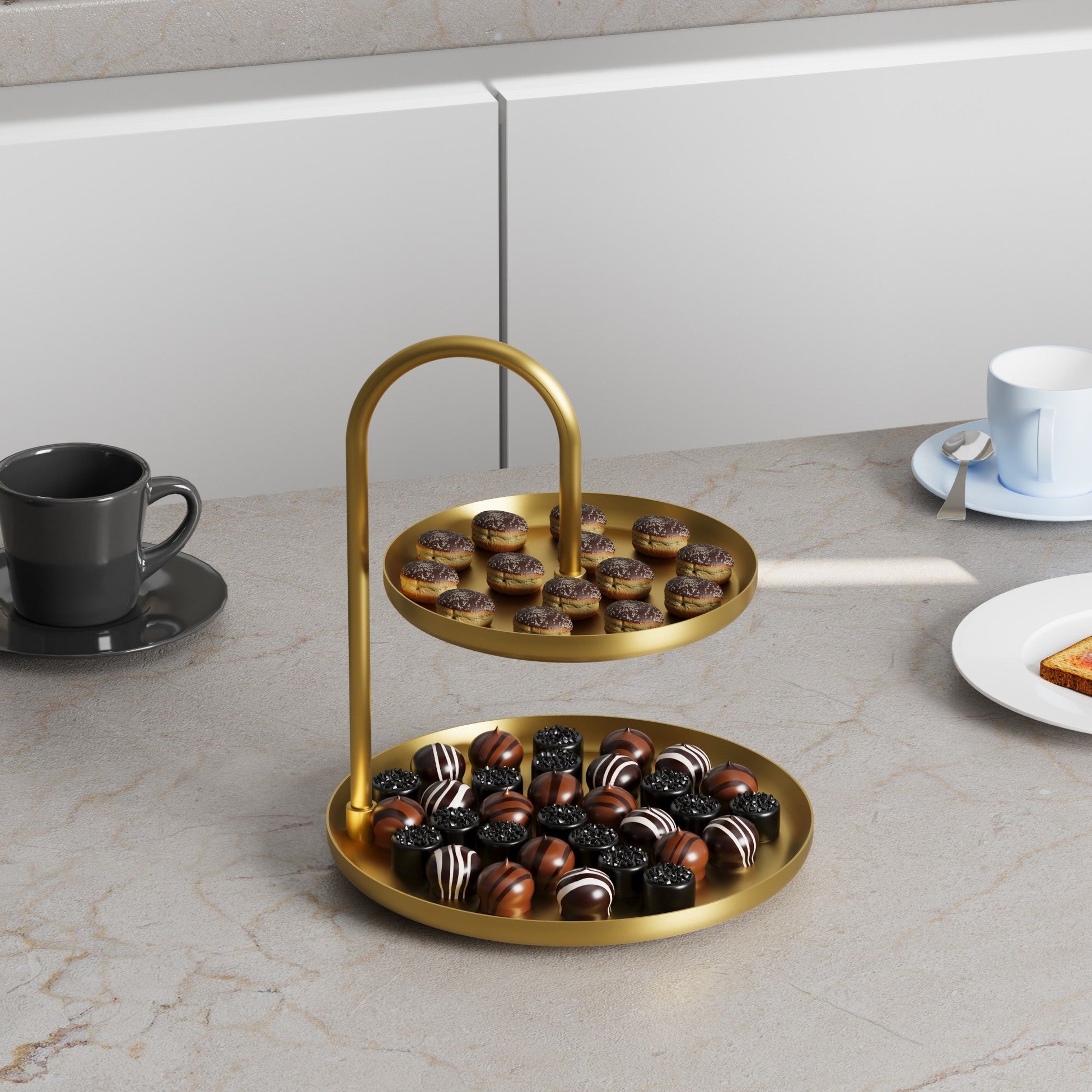 Accessoire décoratif en métal Kormen-B - Gold