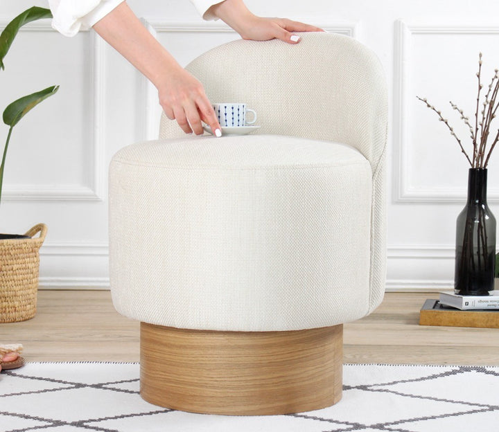 Pouf Barren Puf - Cream