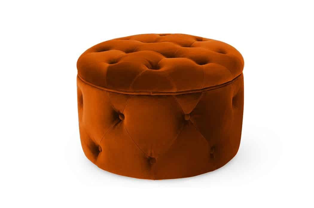 Pouf Coffre avec Espace De Rangement Duru