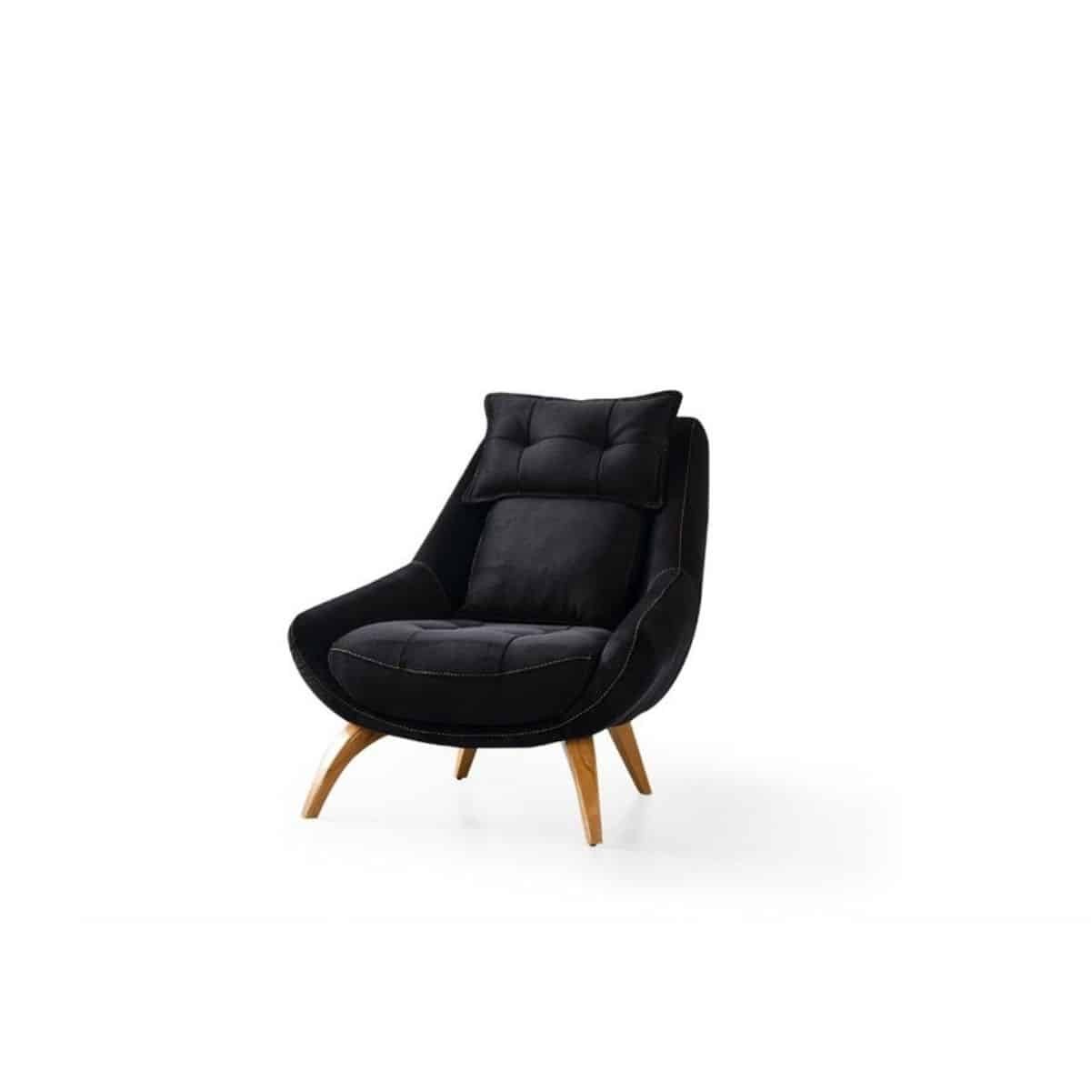 Rio Fauteuil Bergère Noir