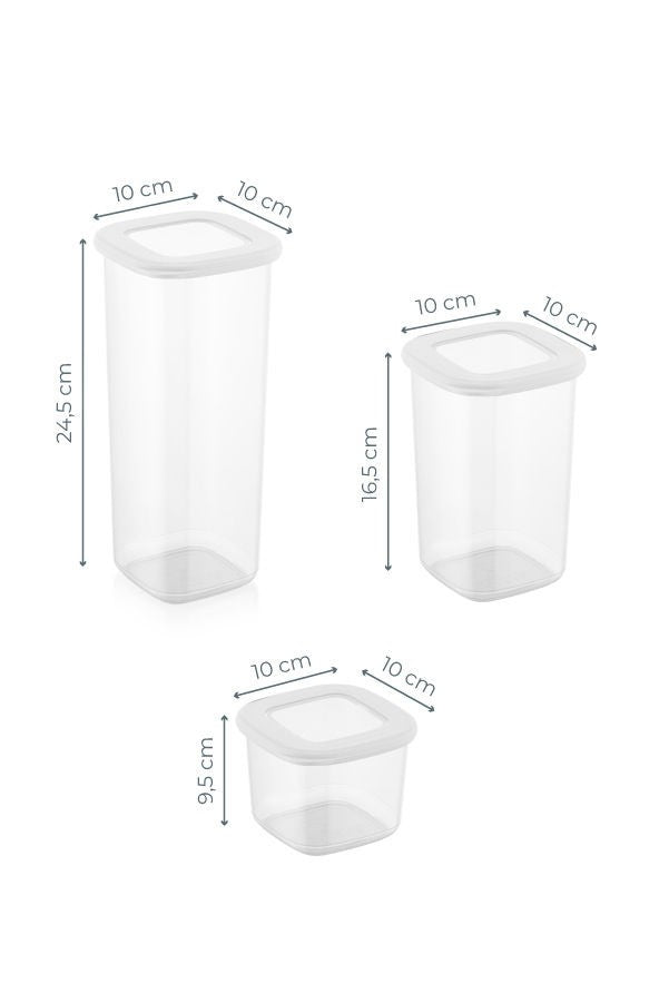 Storage Box Set (3 Pieces) BNMPOLYWS03-051217