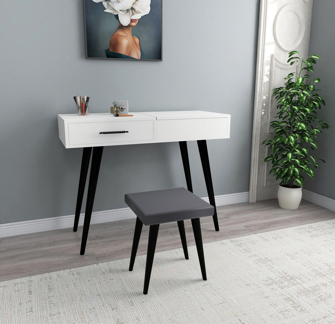 Table de maquillage Rouge - White