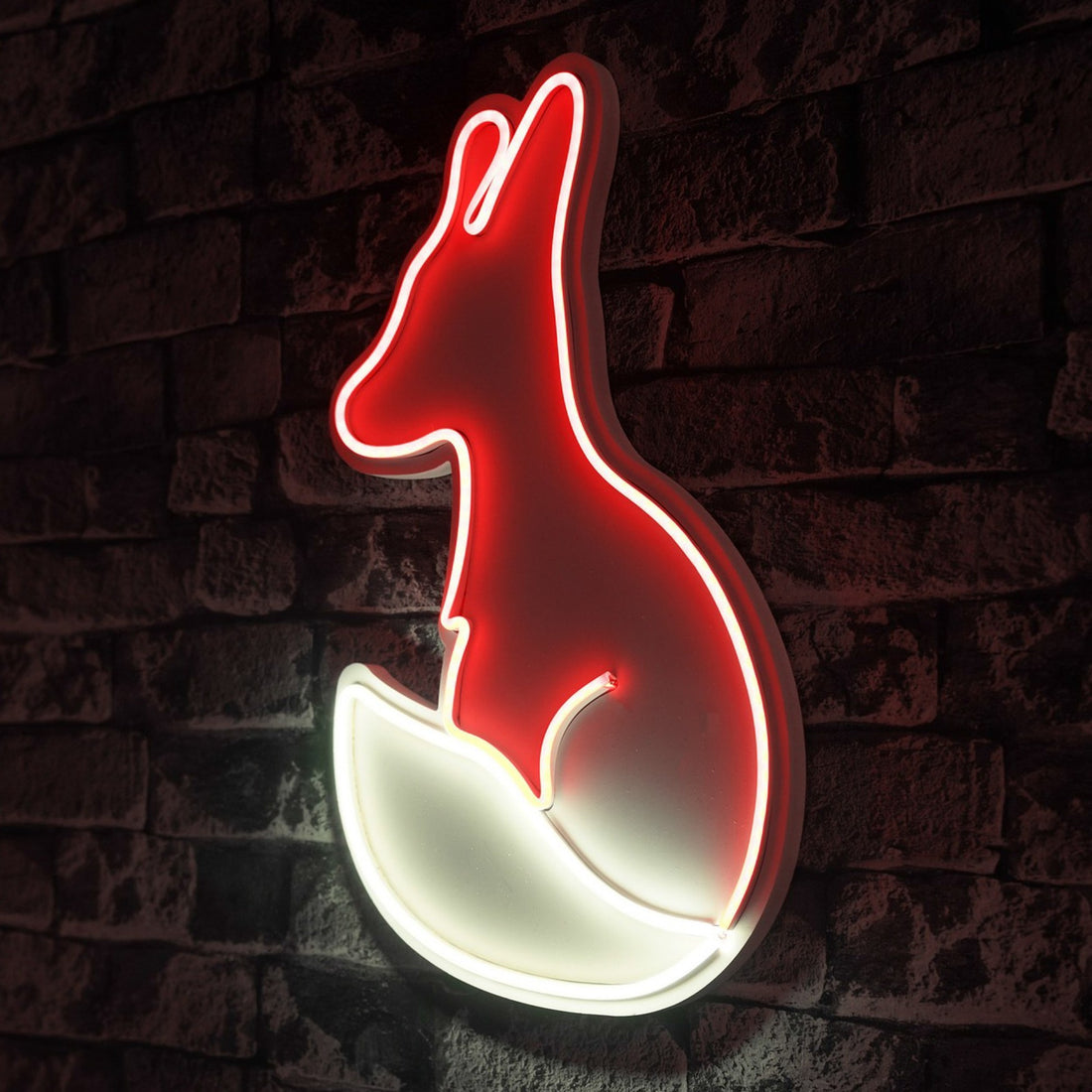 Éclairage LED en plastique décoratif Fox - Red