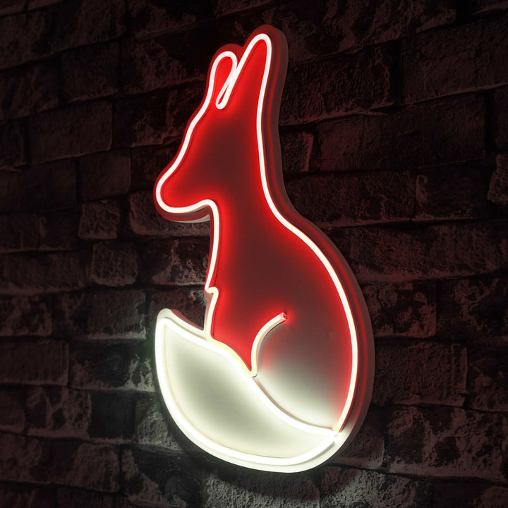 Éclairage LED en plastique décoratif Fox - Red