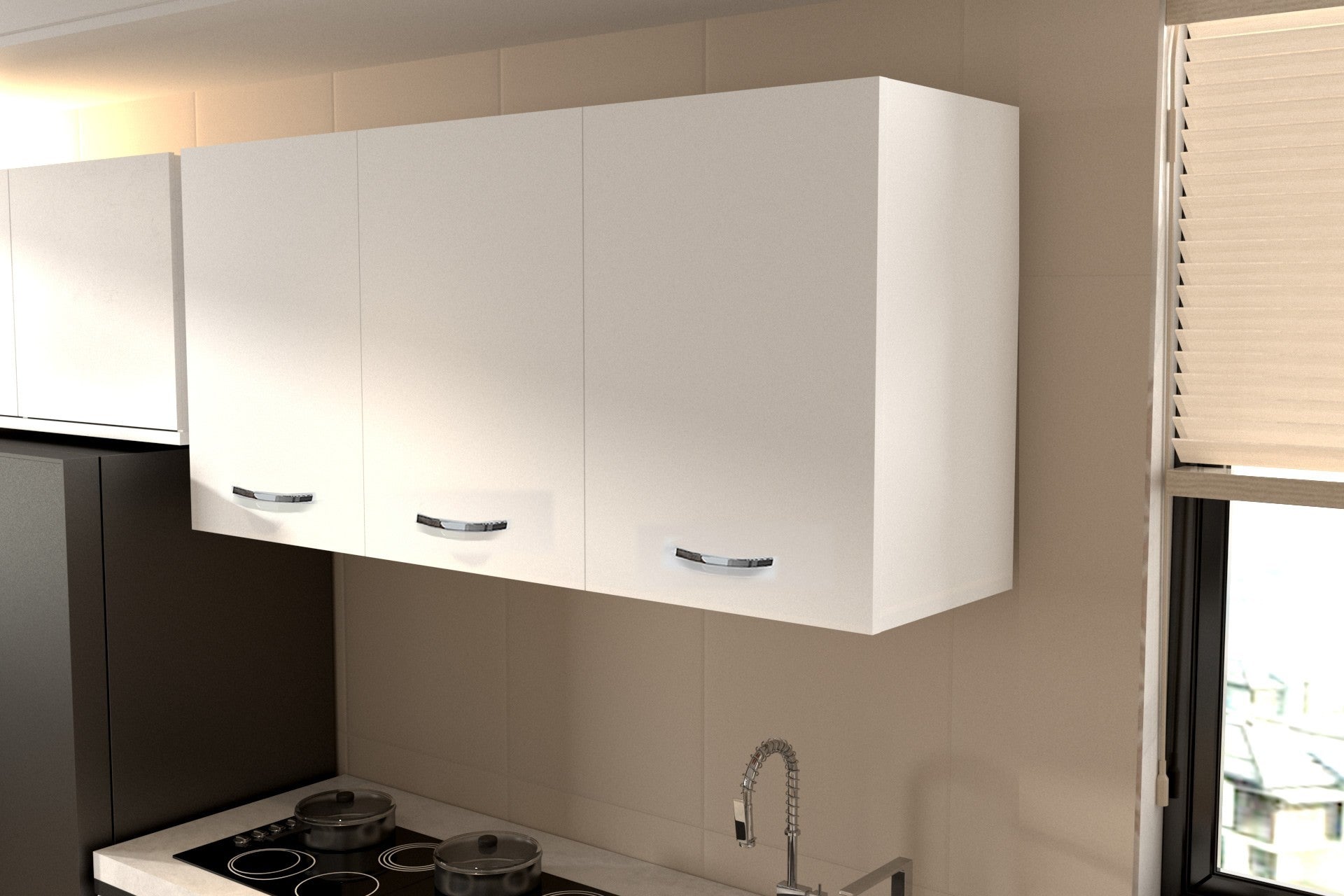 Armoires de cuisine Tavor 3 Kapak - White