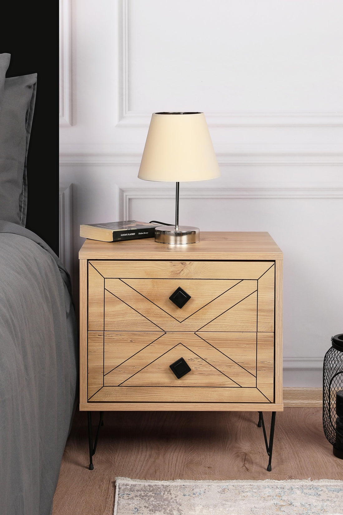Table de chevet Luna - Pine