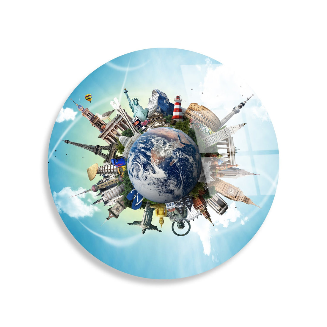 Peinture en verre trempé décoratif UV-1149