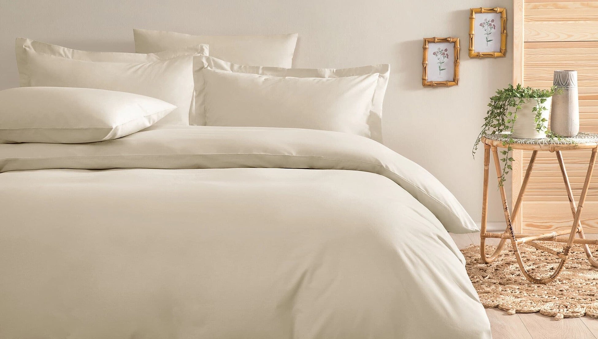 Naturalis Parure de Lit Beige