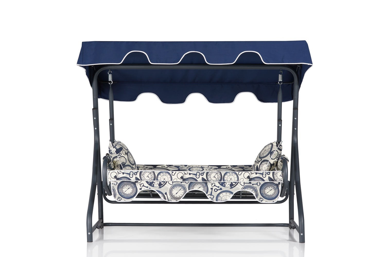 Chaise swing triple jardin Olea 6 - Multicolor