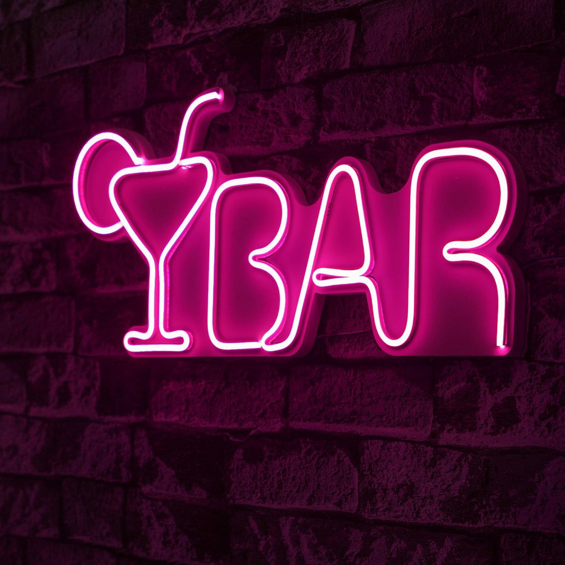 Éclairage LED en plastique décoratif Bar - Pink