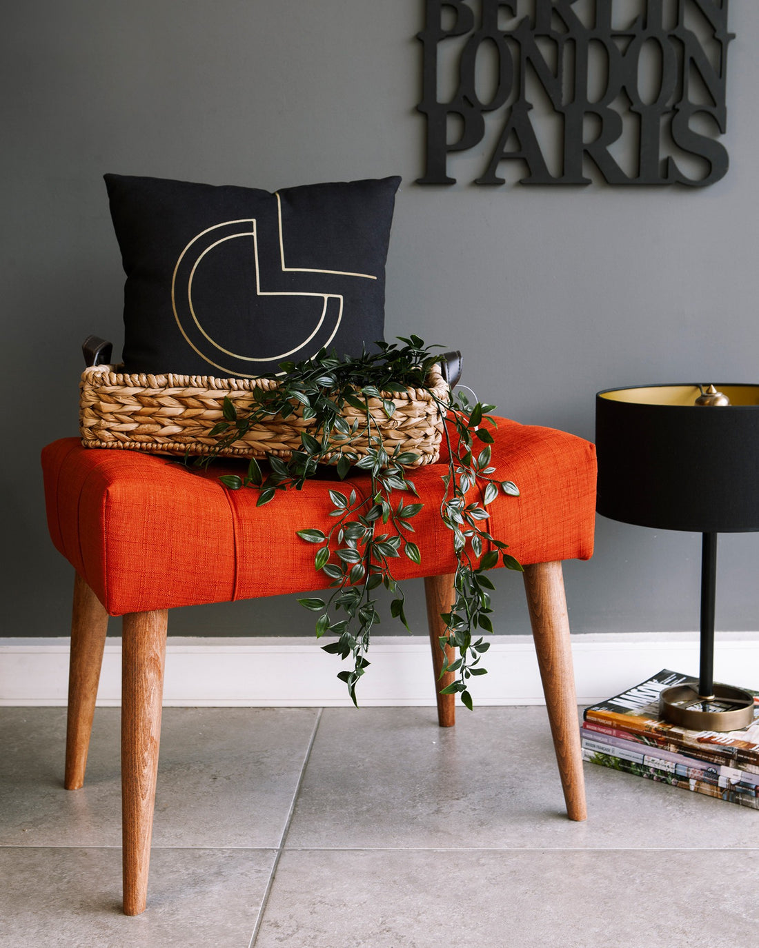 Pouf New Cool - Tile Red