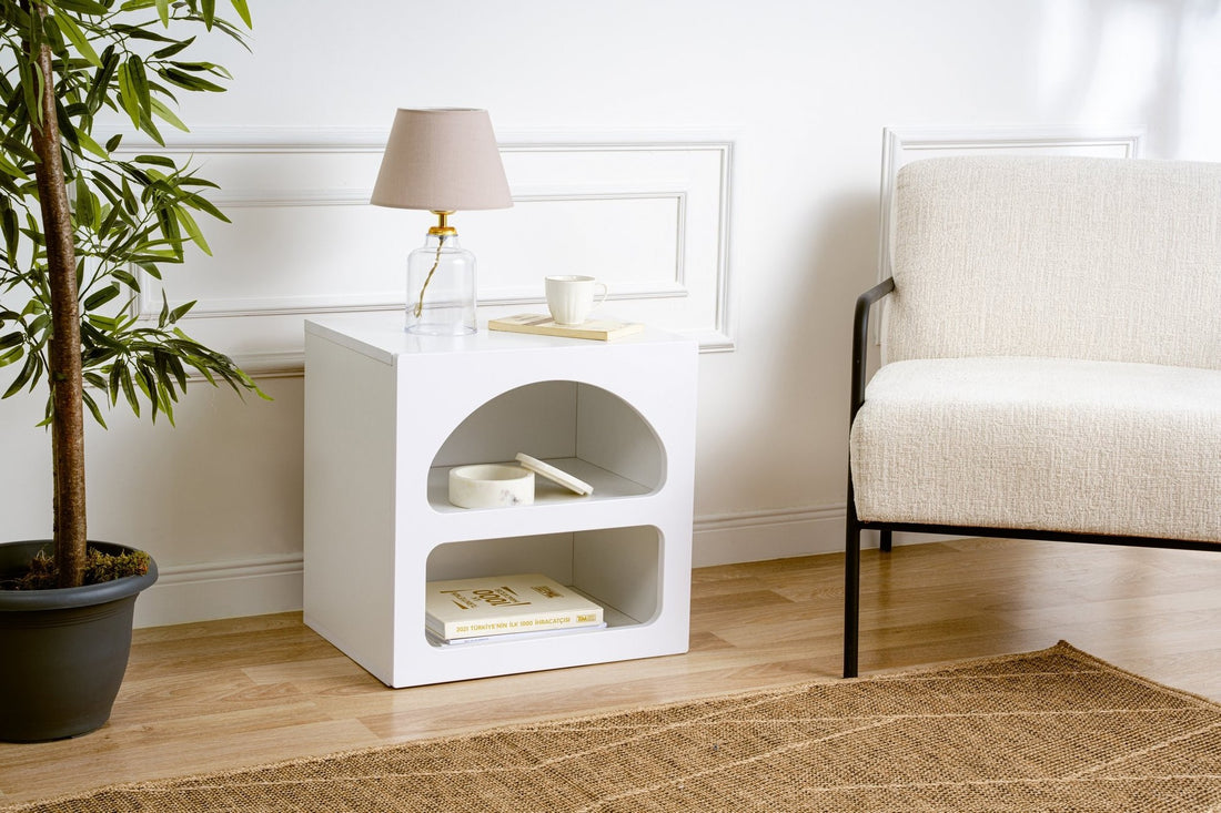 La table de nuit Lorin - White