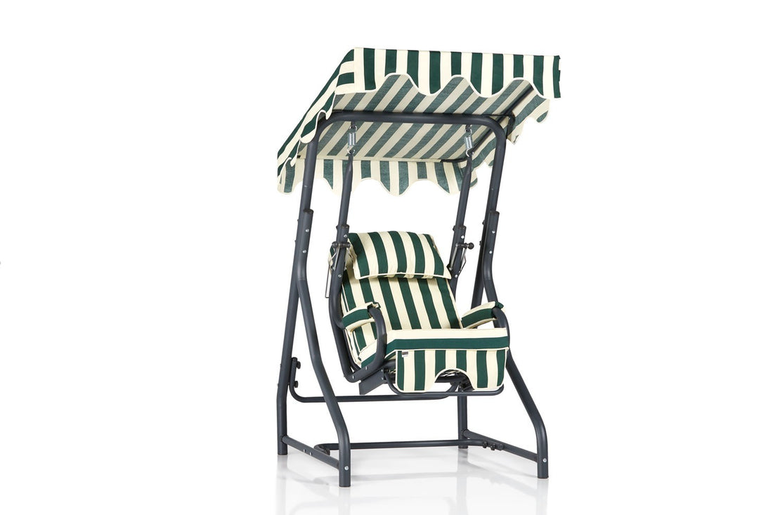 Chaise de balançoire unique de jardin Camellia 1 - Multicolor