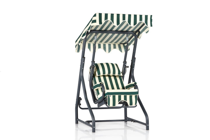 Chaise de balançoire unique de jardin Camellia 1 - Multicolor