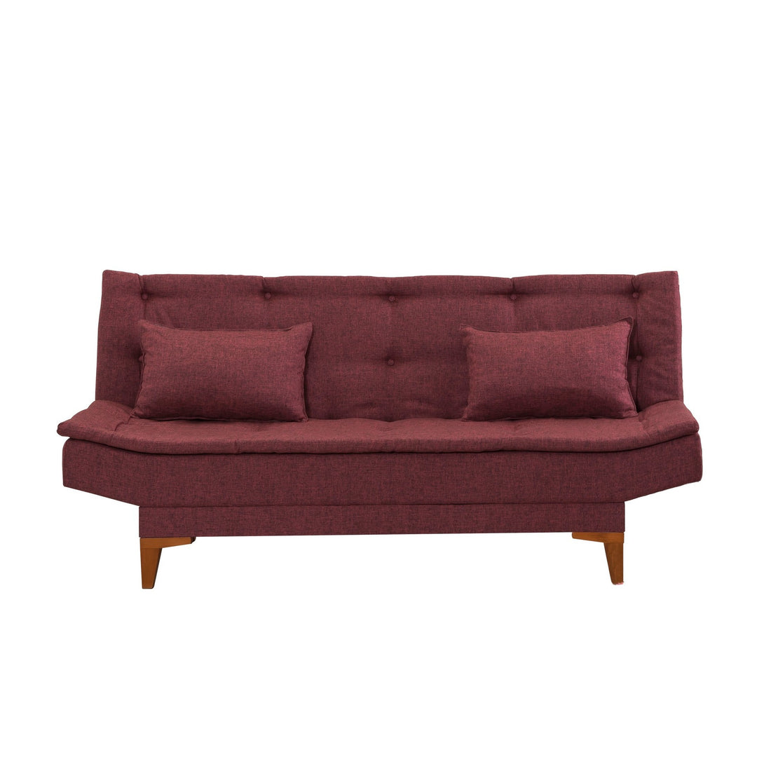 Canapé-lit 3 places Santo - Claret Red